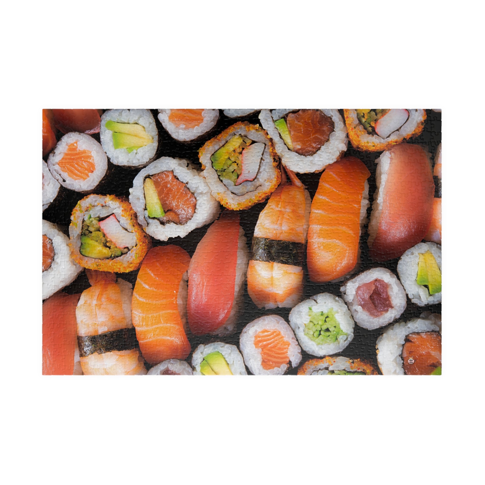 Sushi Platter Puzzle Sushi Nigiri Rolls Tuna Salmon Rice