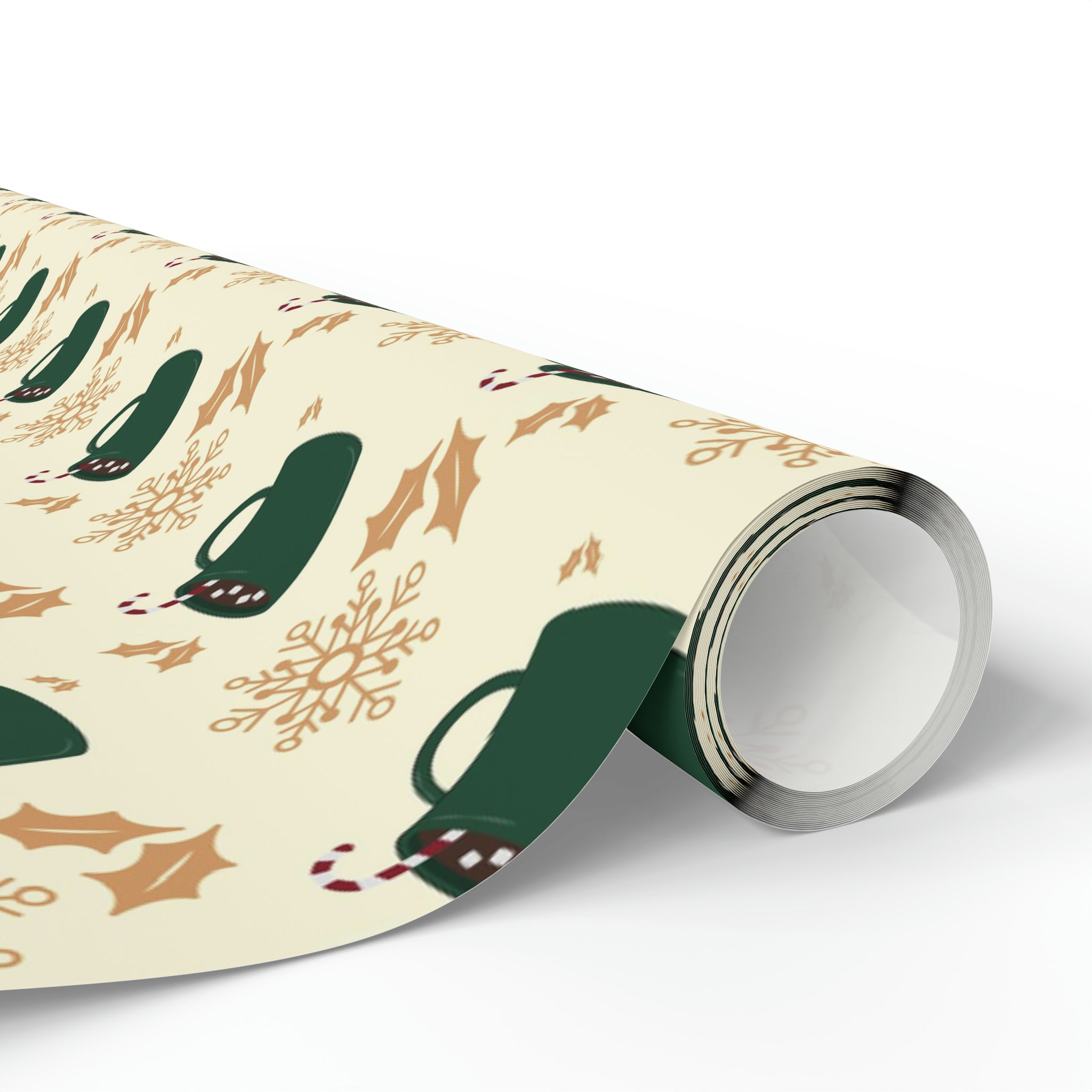 Hot Cocoa With Marshmallows | Wrapping Paper Birthday Gift Holiday
