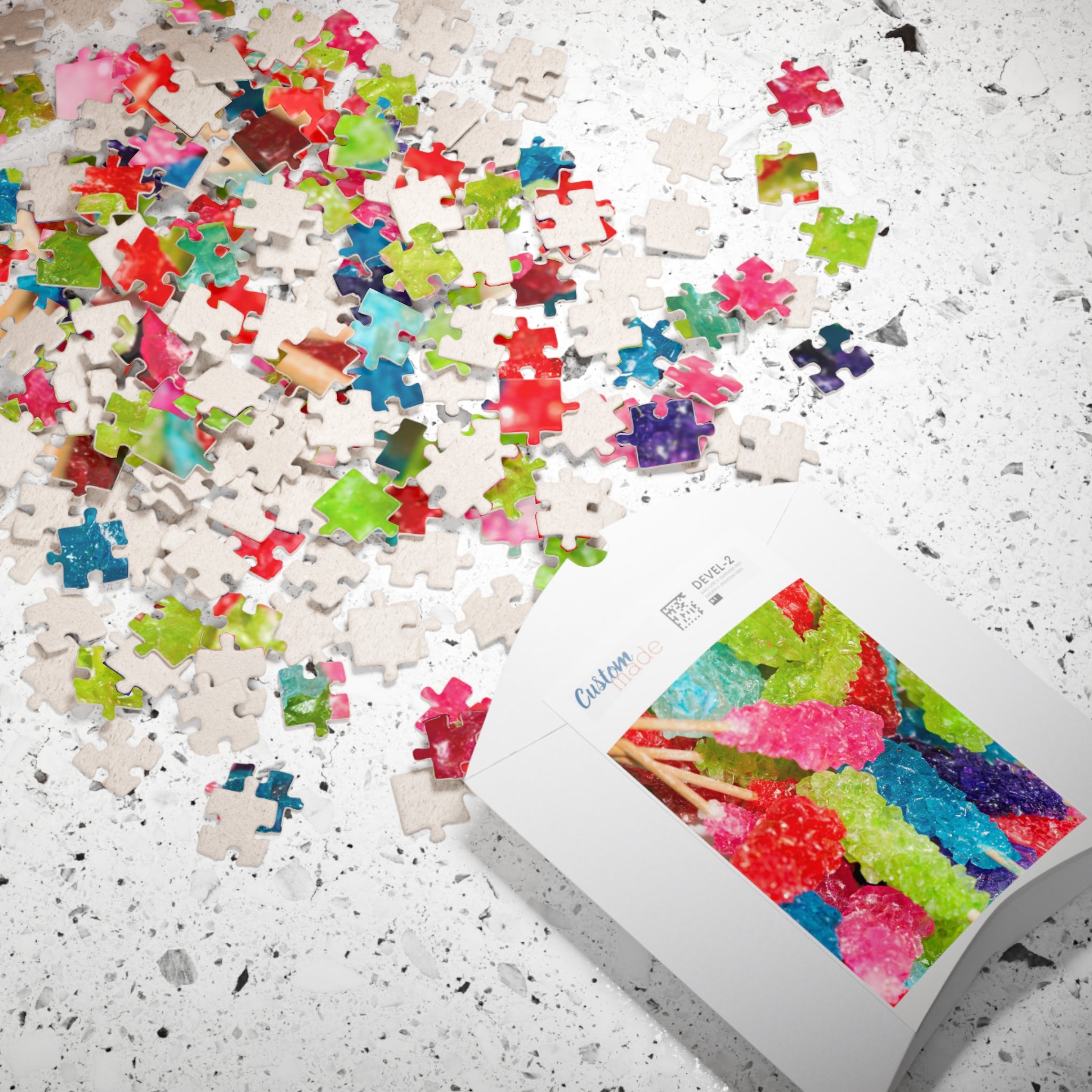 Rock Candy Jigsaw Puzzle Food Dessert
