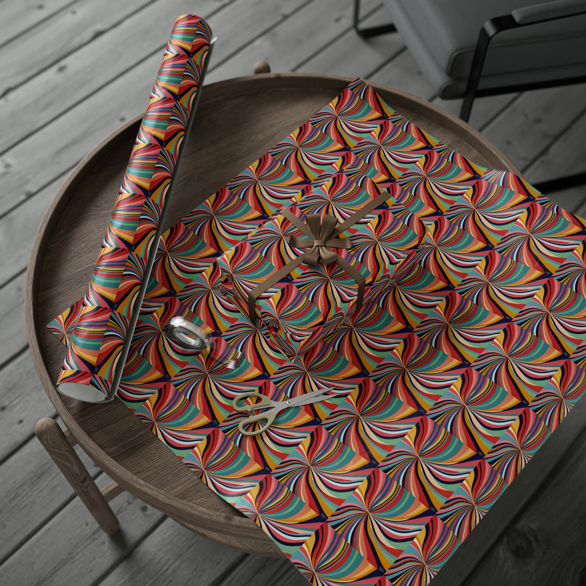 Art Deco - Twirl | Wrapping Paper Birthday Gift Holiday