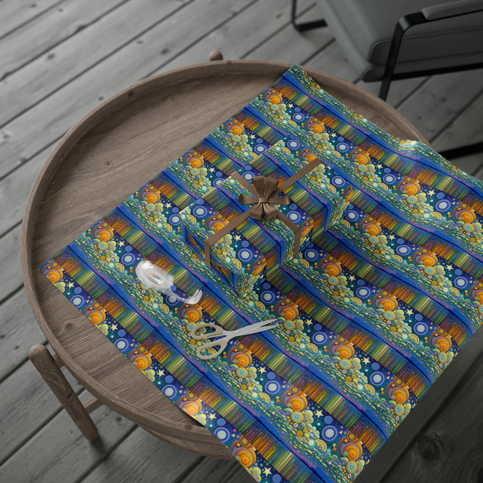 Art Deco - Reflection | Wrapping Paper Birthday Gift Holiday