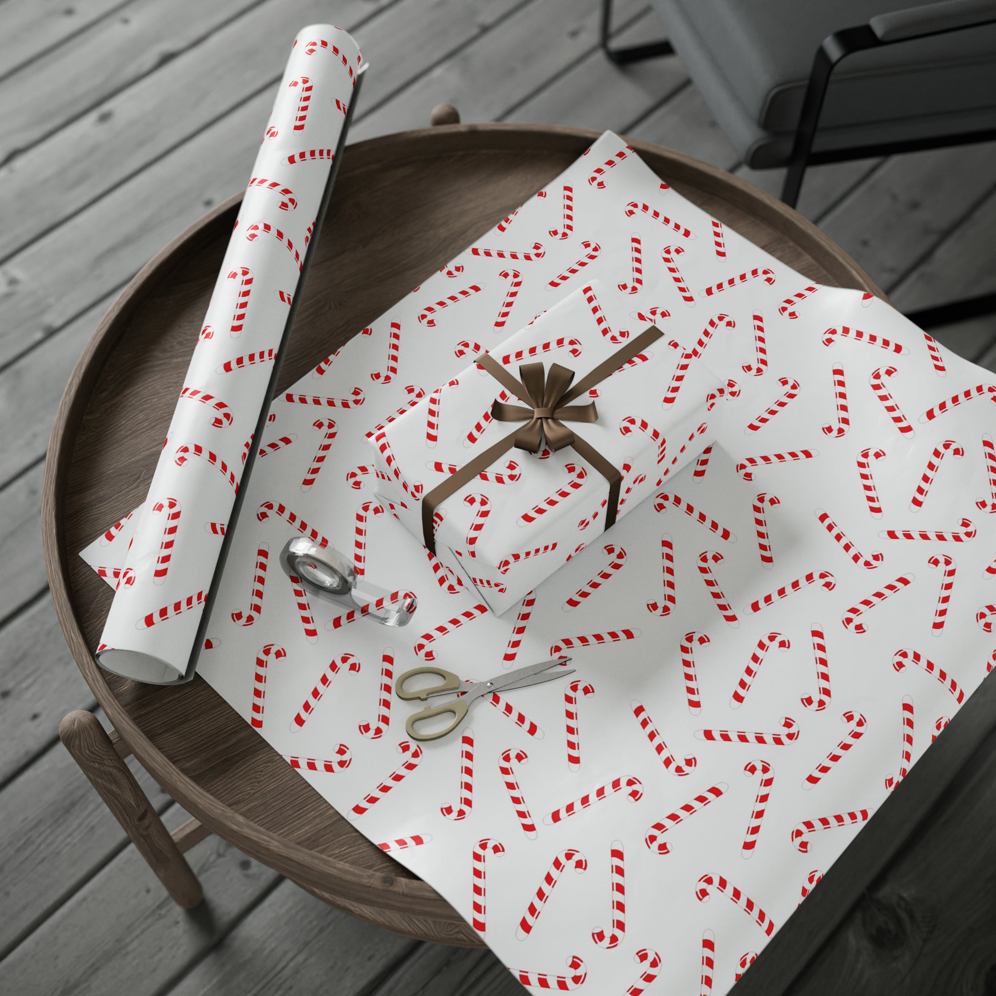 Candy Canes | Wrapping Paper Birthday Gift Holiday
