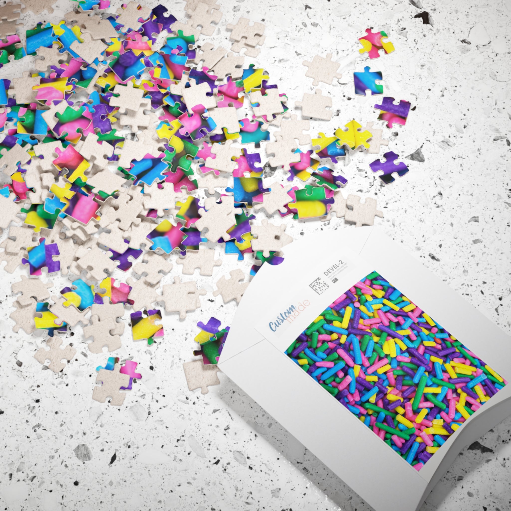 Candy Sprinkles Pastel Spring Easter Jigsaw Puzzle Food Dessert