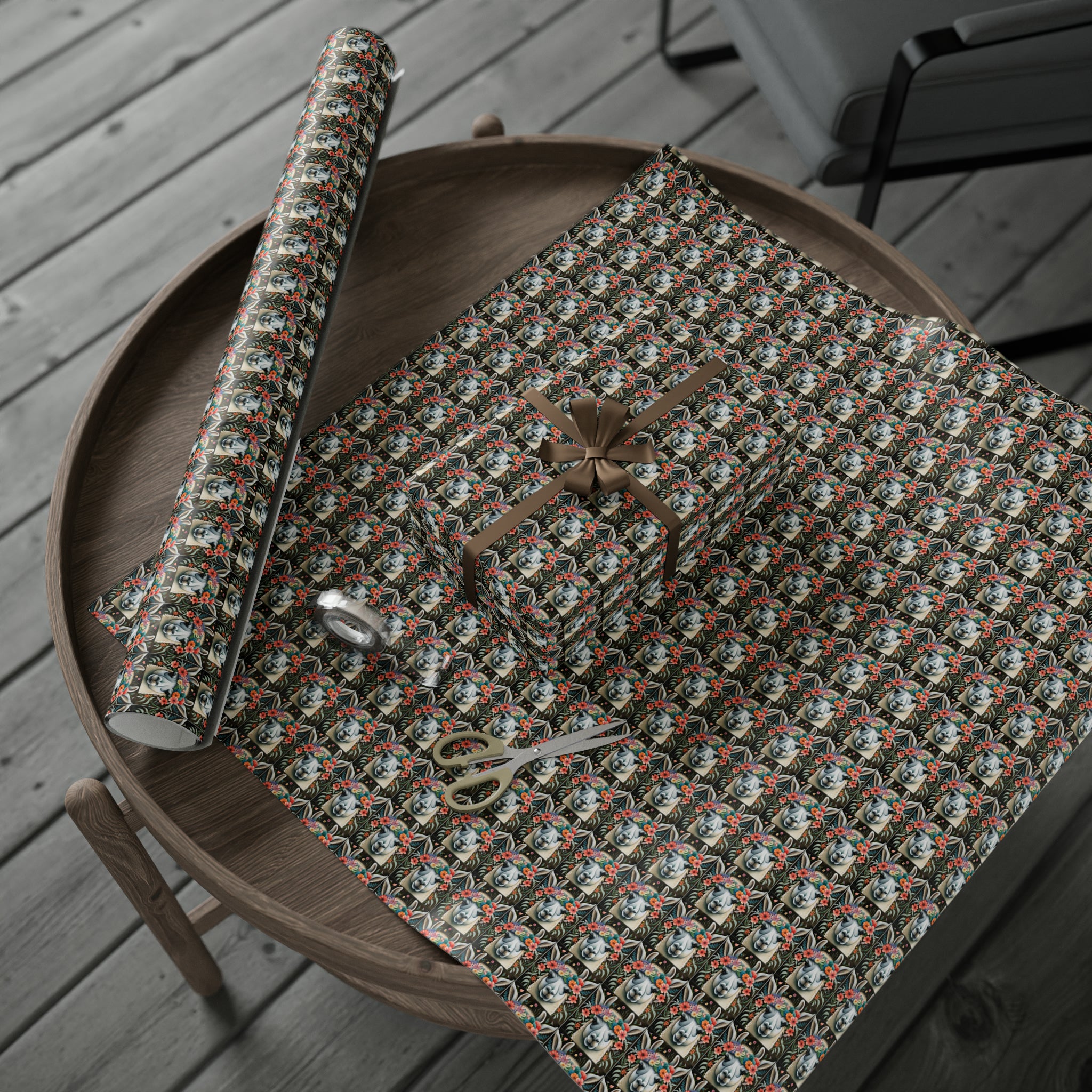 Llama Floral | Wrapping Paper Birthday Gift Holiday