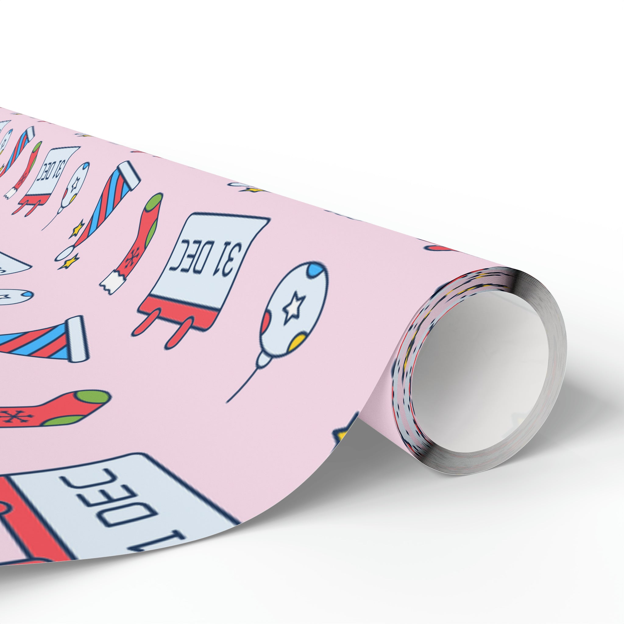 December 31 Pink | Wrapping Paper Birthday Gift Holiday