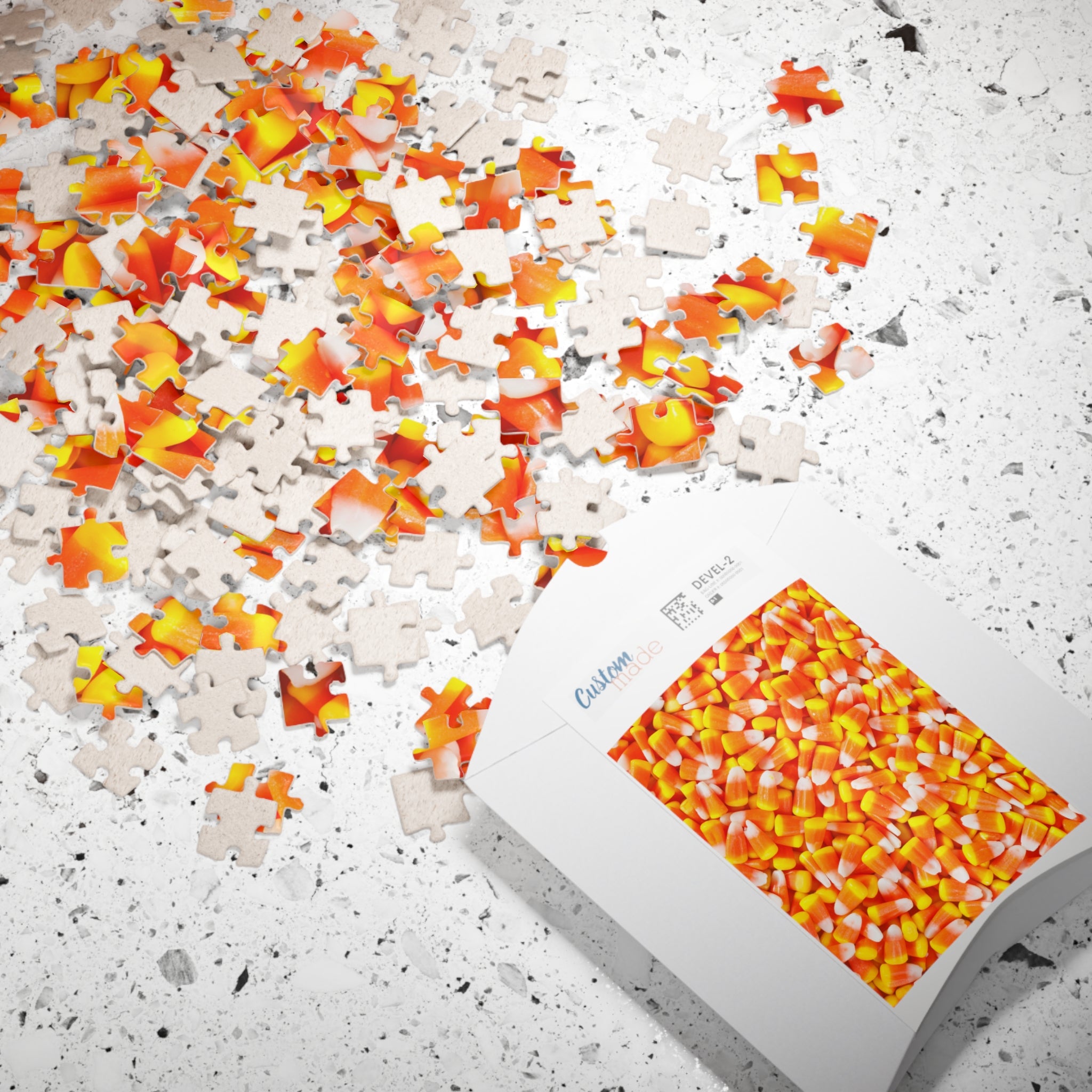 Candy Corn Halloween Candy Jigsaw Puzzle Food Dessert