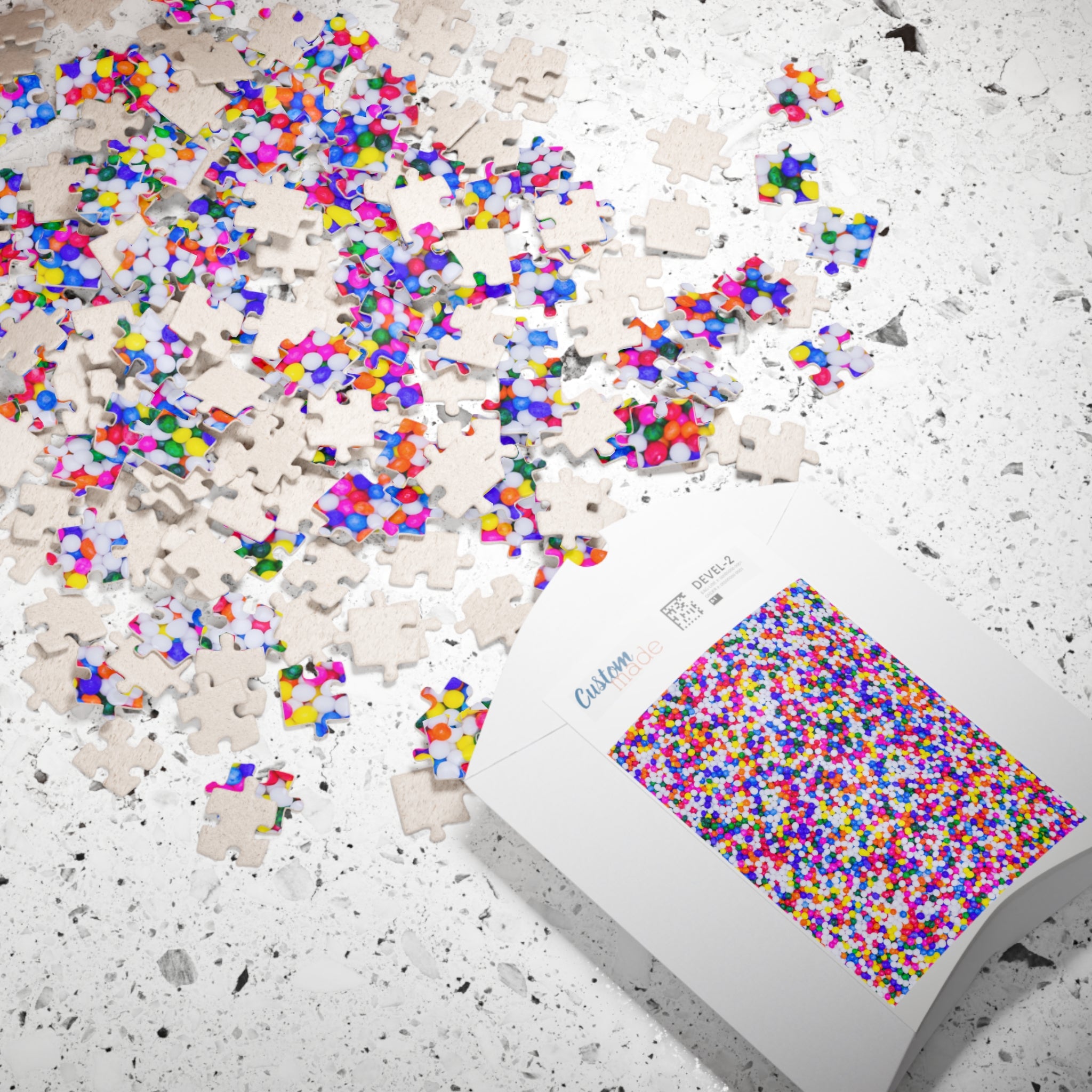Candy Sprinkles Balls Cookies Dessert Jigsaw Puzzle Food Brunch Dessert