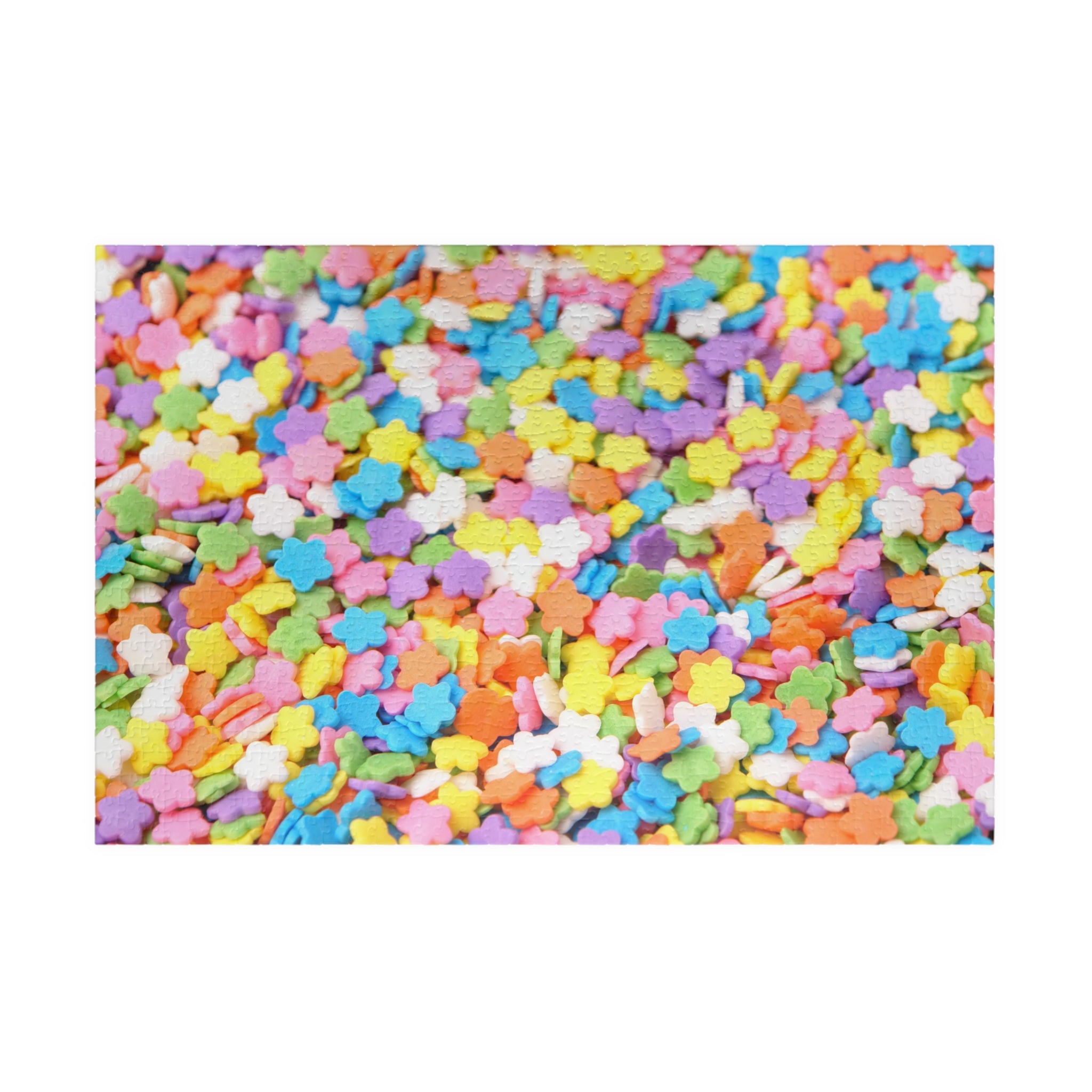 Candy Sprinkles Stars Pastel Spring Jigsaw Puzzle Food Dessert