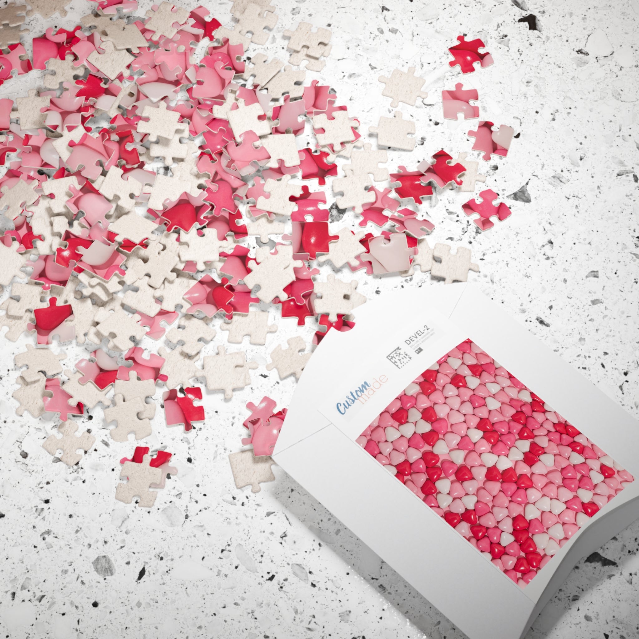 Valentine Candy Hearts Jigsaw Puzzle Food Dessert
