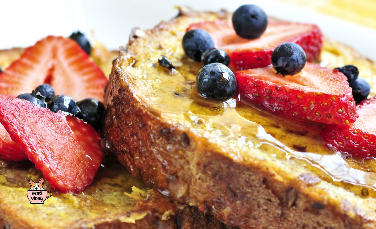 French Toast n Berries Composition Notebook