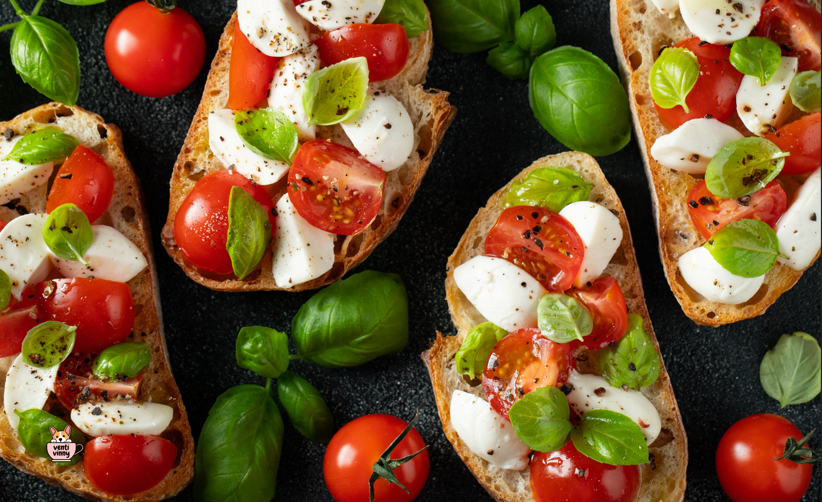 Tomato Mozzy Toast Composition Notebook