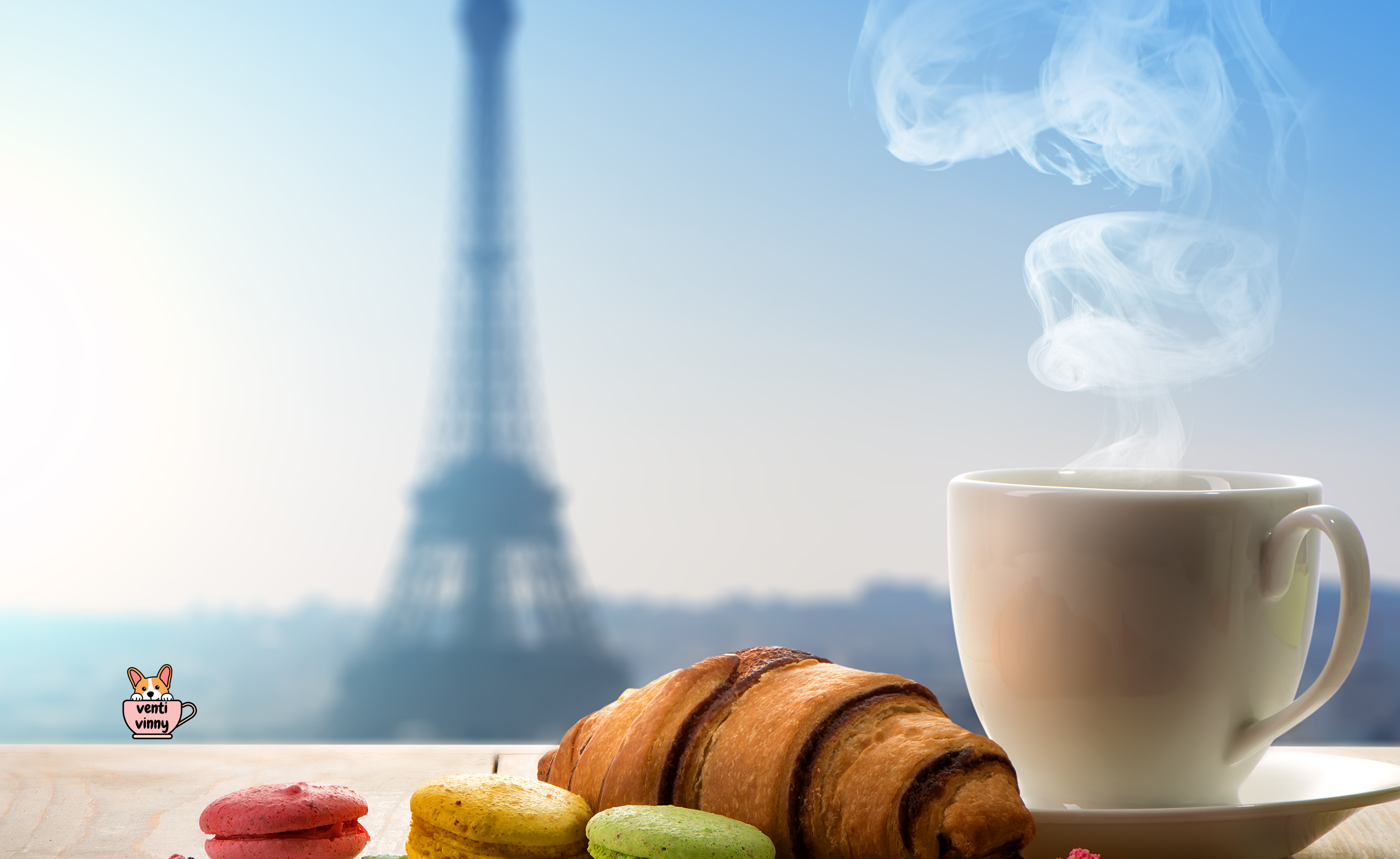 Coffee Sky Paris Composition Notebook