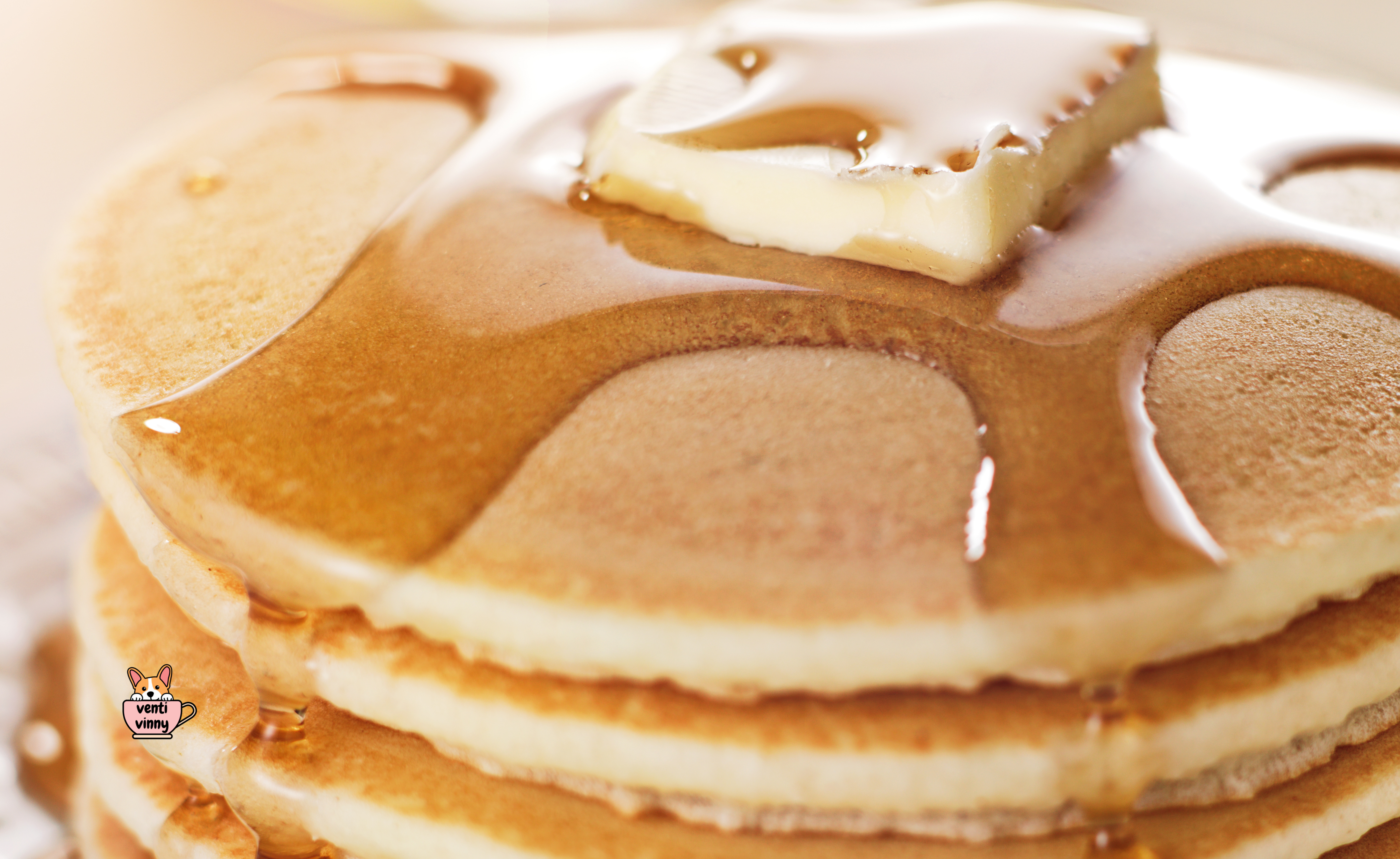 Pancakes Dripped in Syrup Composition Notebook