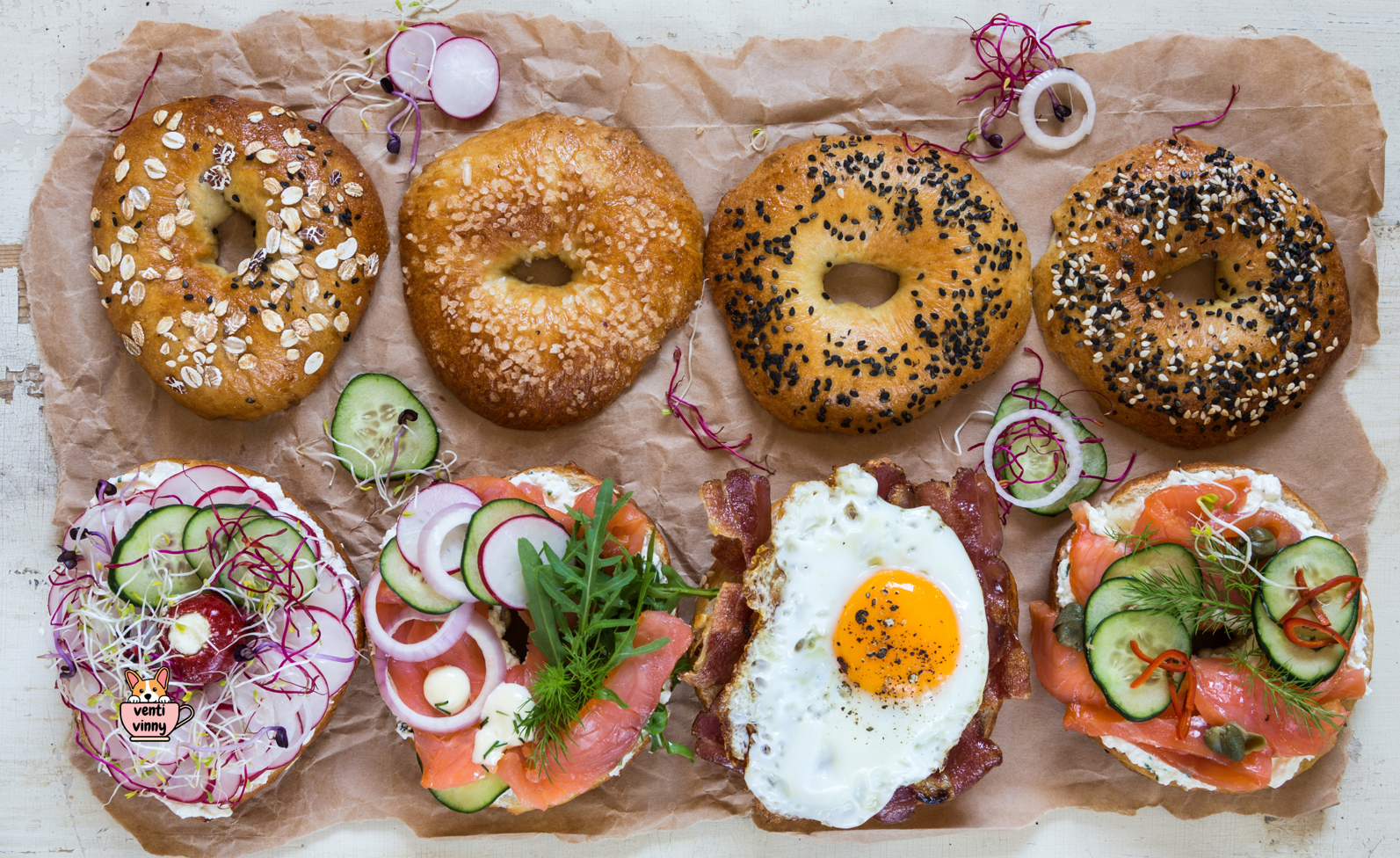 Bagel Big Bites Composition Notebook