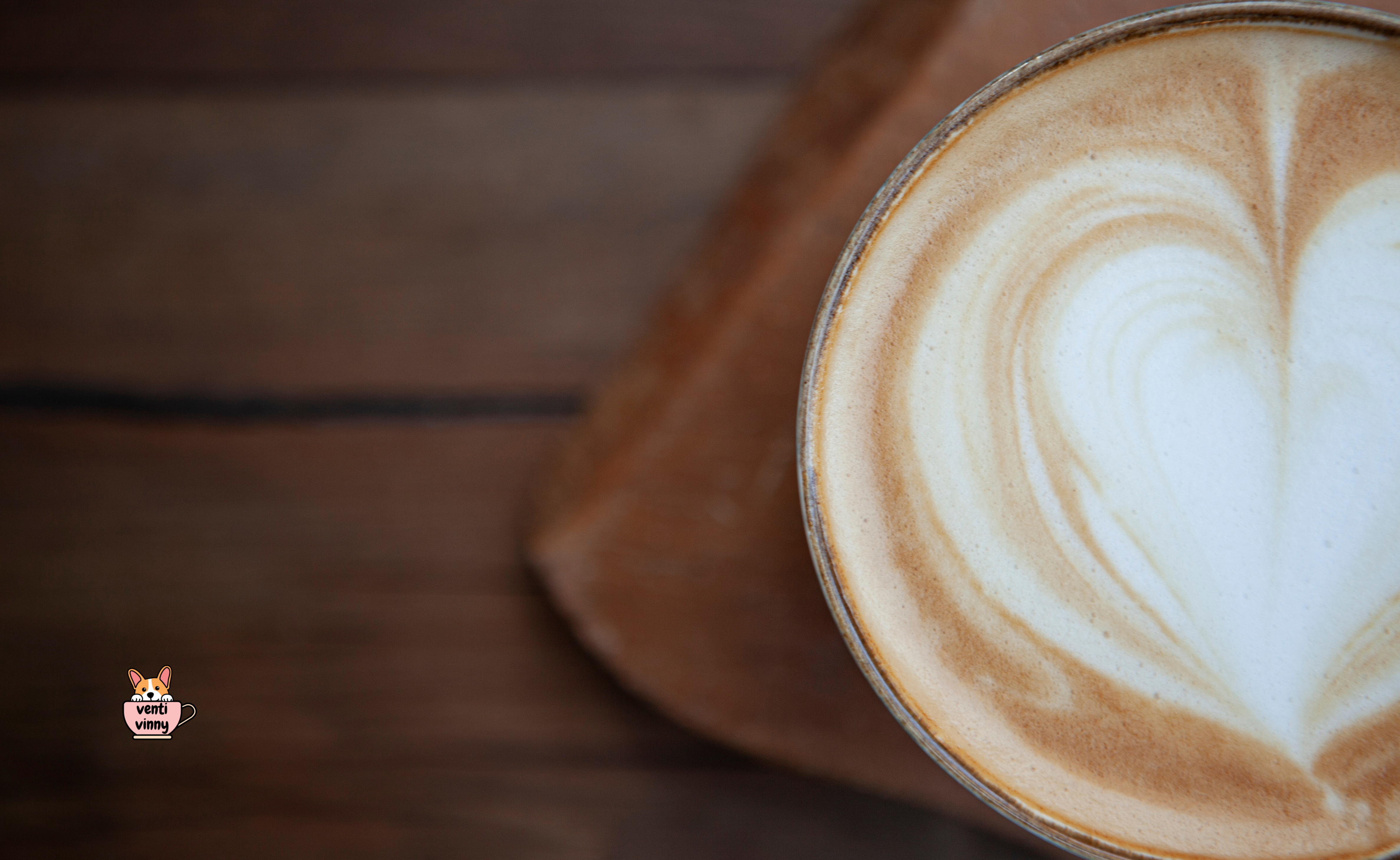 Coffee Latte Heart Composition Notebook