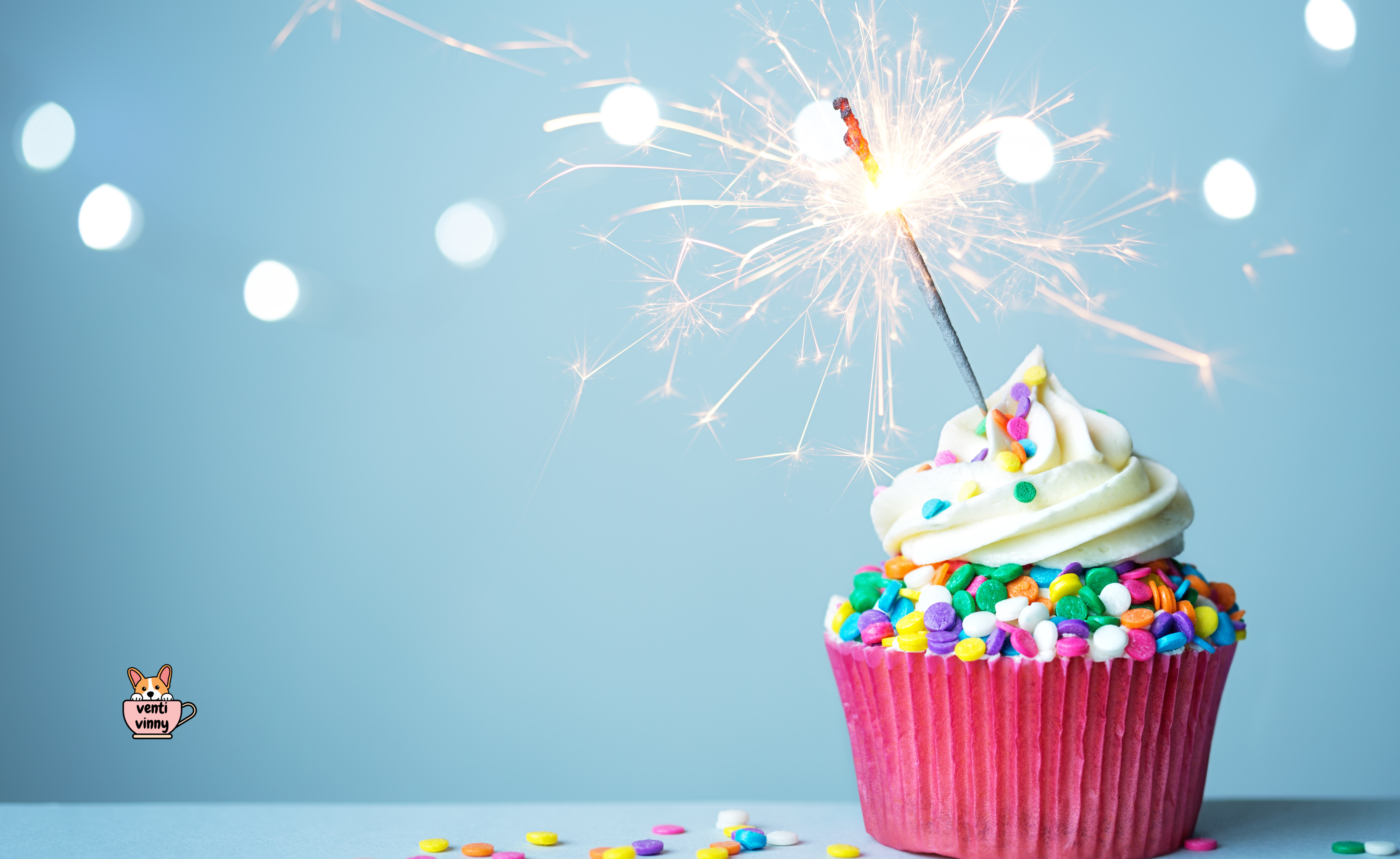 Cupcake Sprinkles Sparkler Composition Notebook