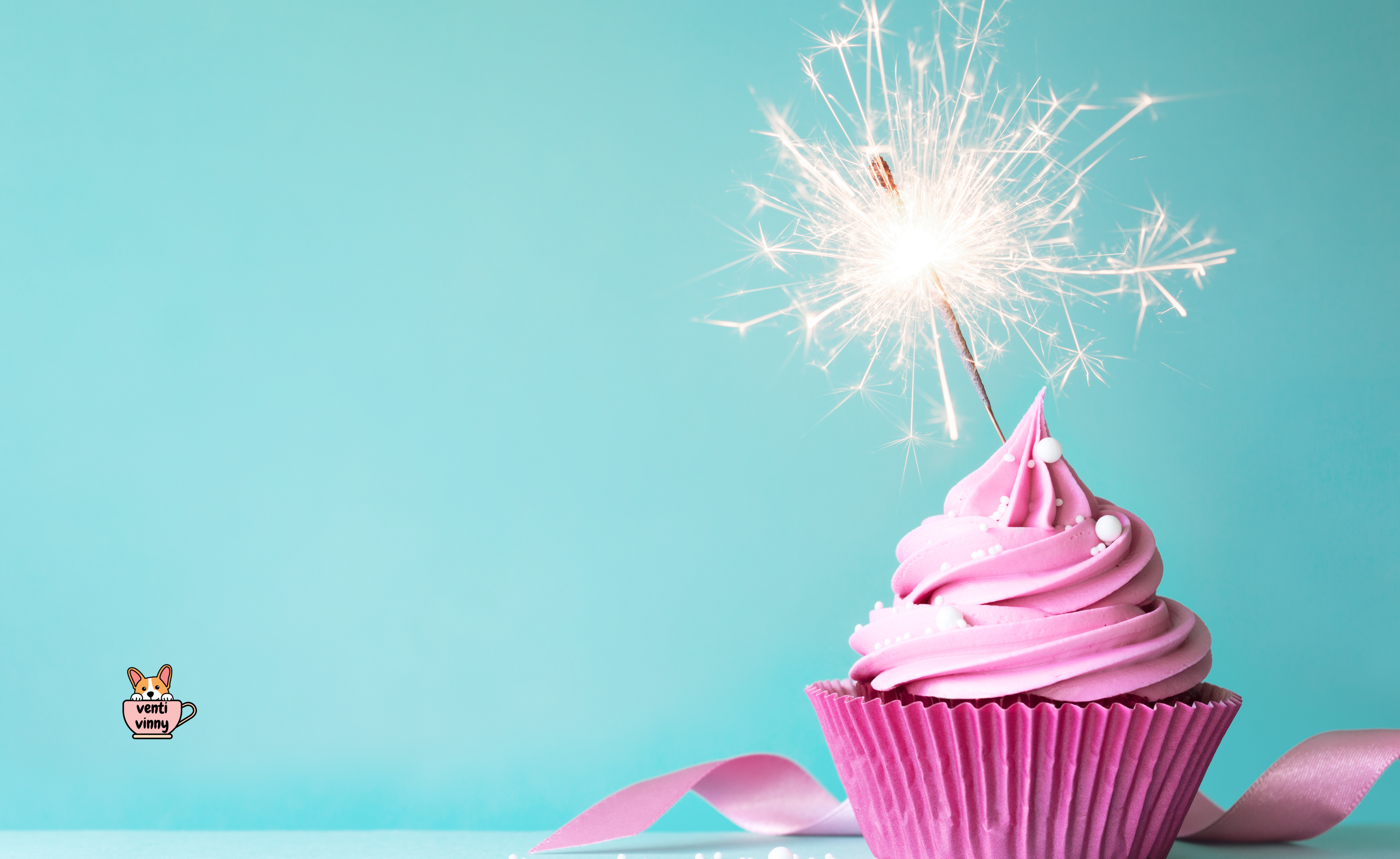Cupcake Pink Sparkler Composition Notebook