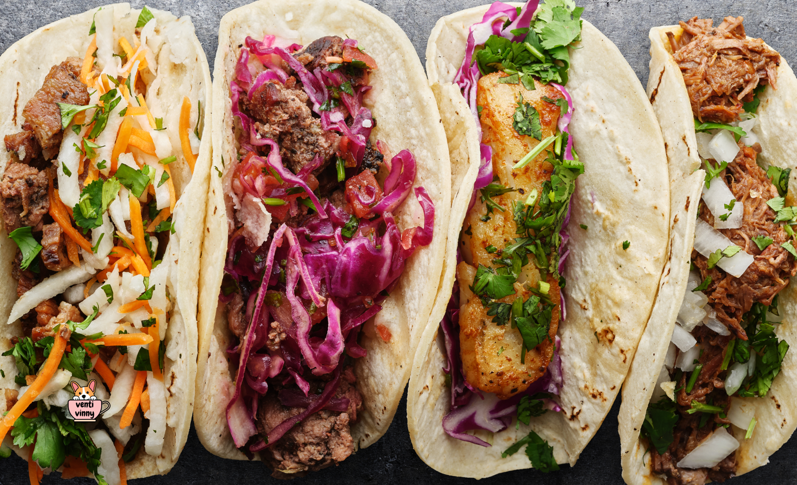 Four Tacos Composition Notebook