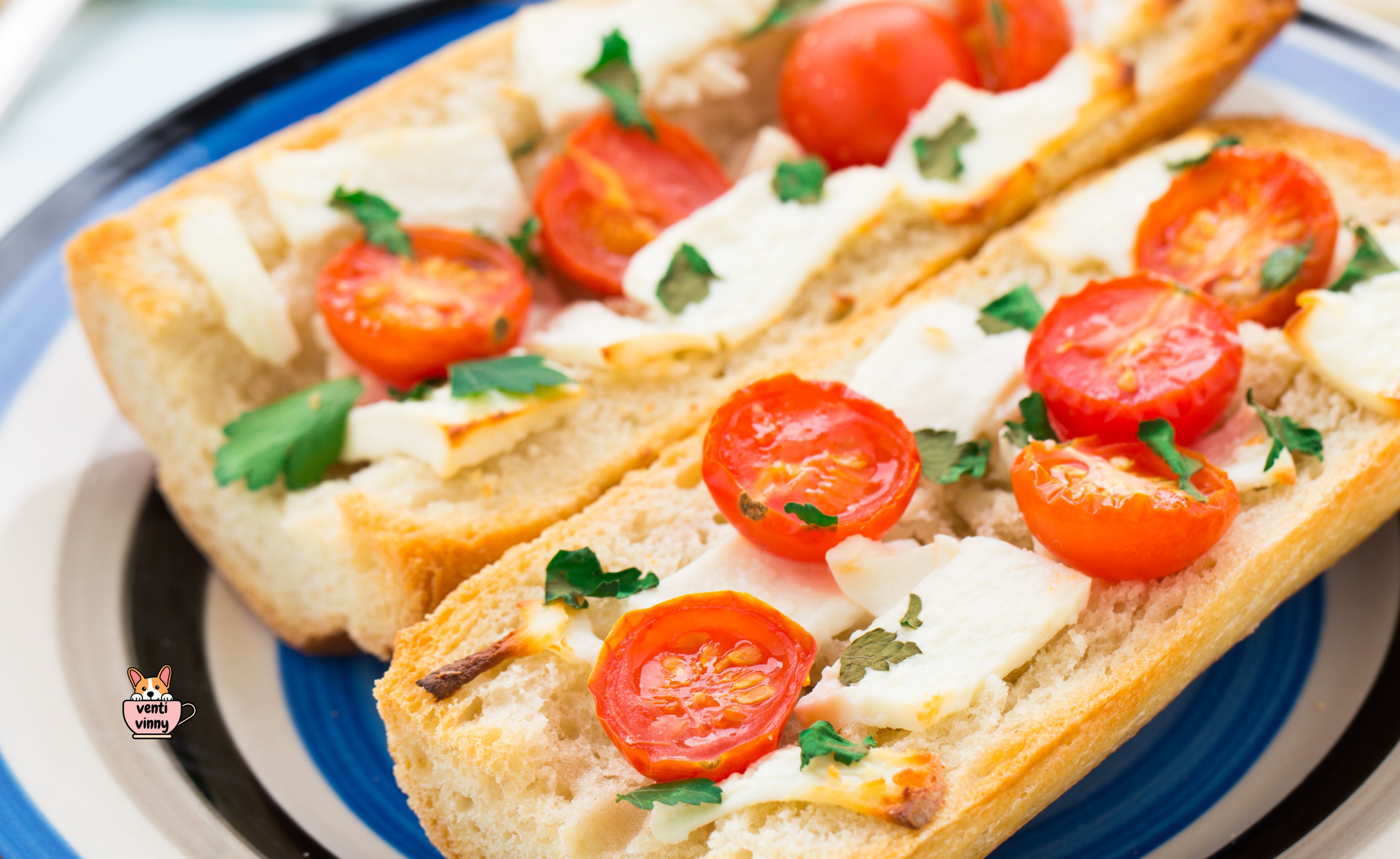 Tomato Bruschetta Composition Notebook