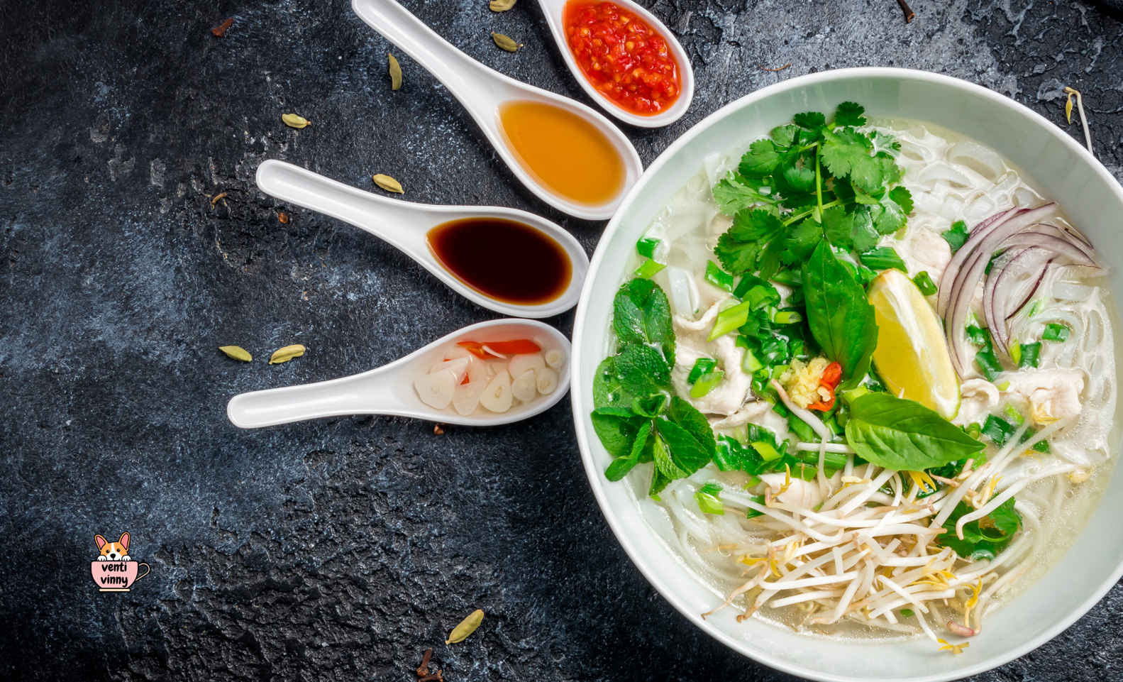 Pho Big Bowl Composition Notebook