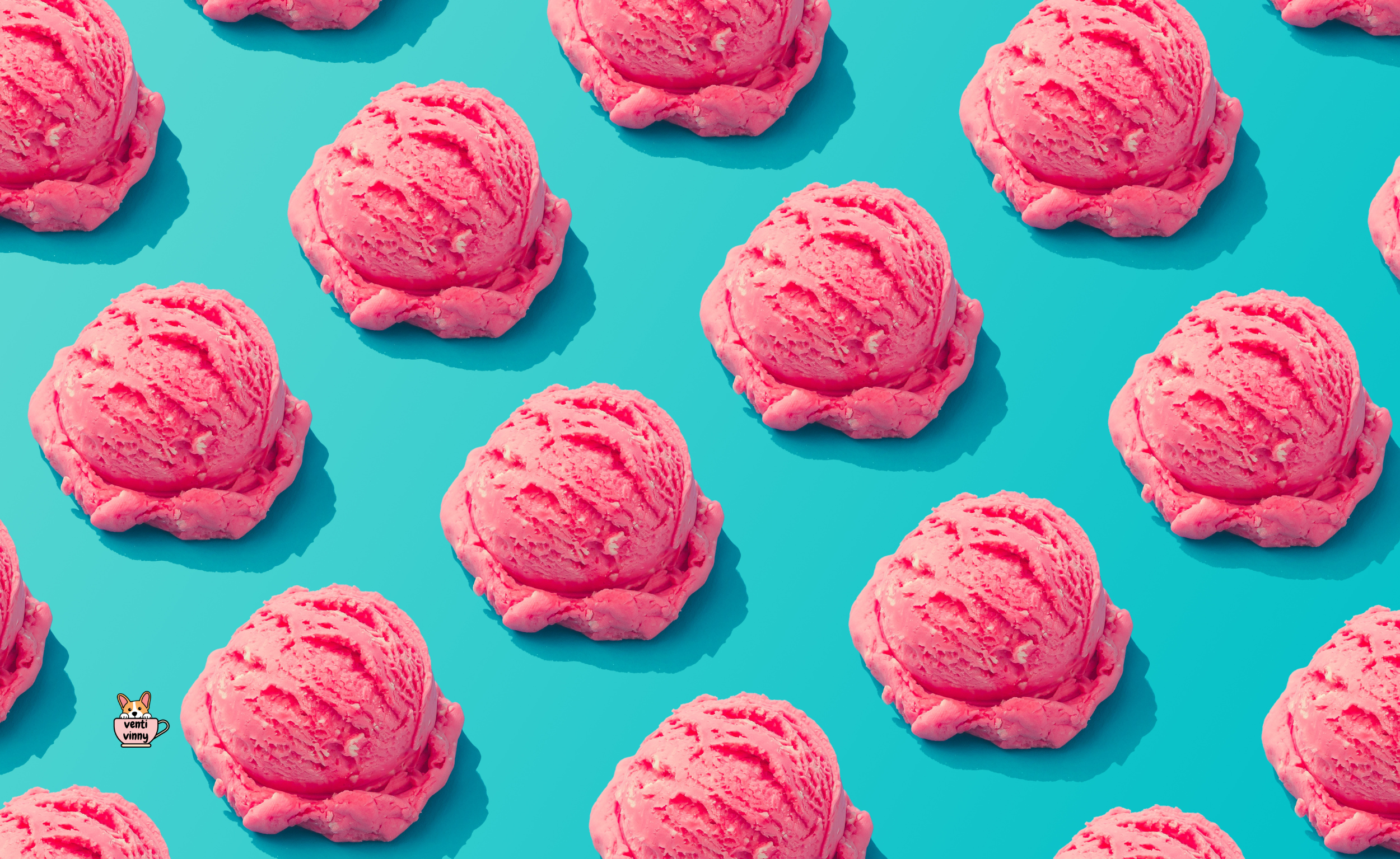 Bubble Gum Scoops Composition Notebook