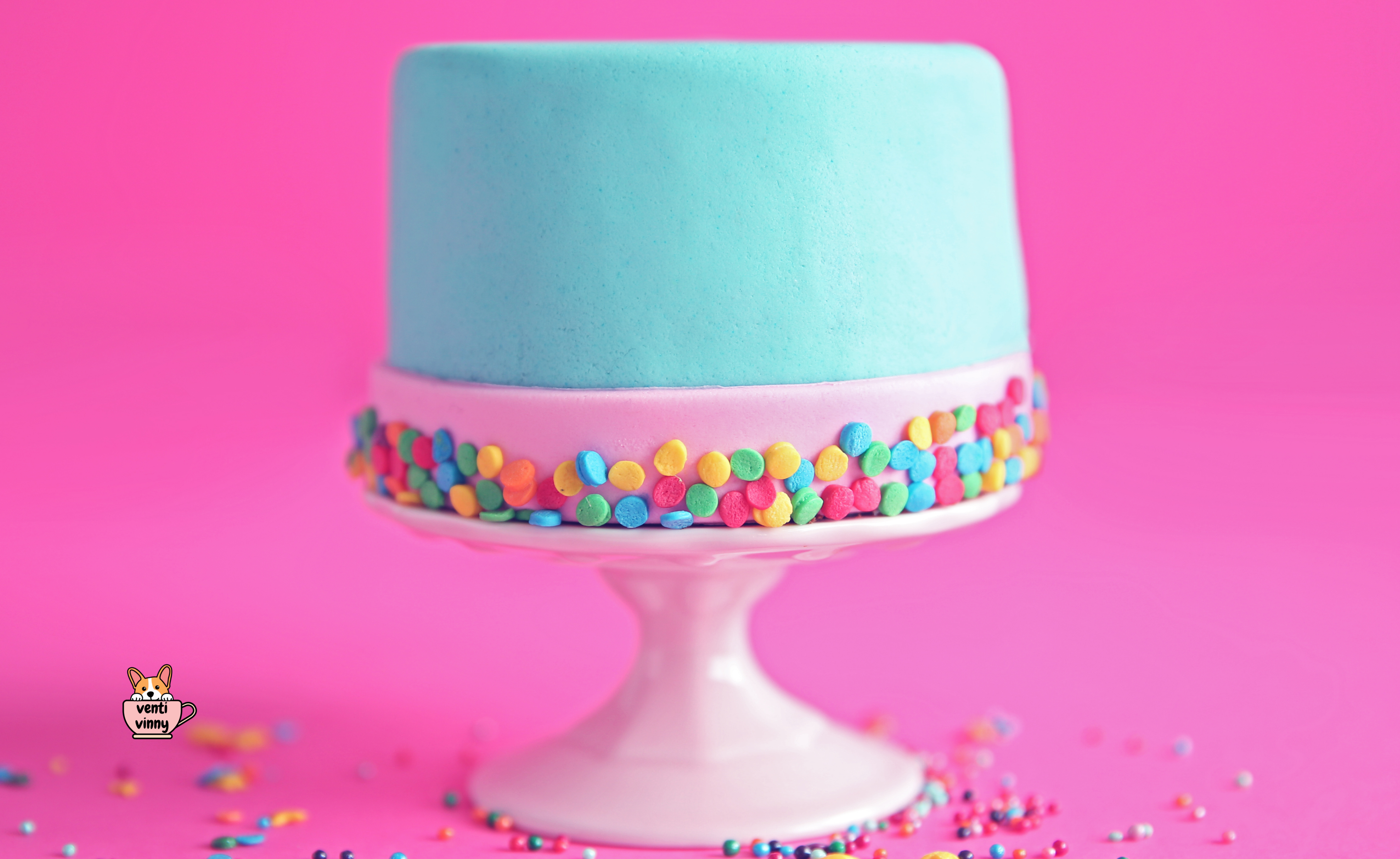 Blue Cake Composition Notebook