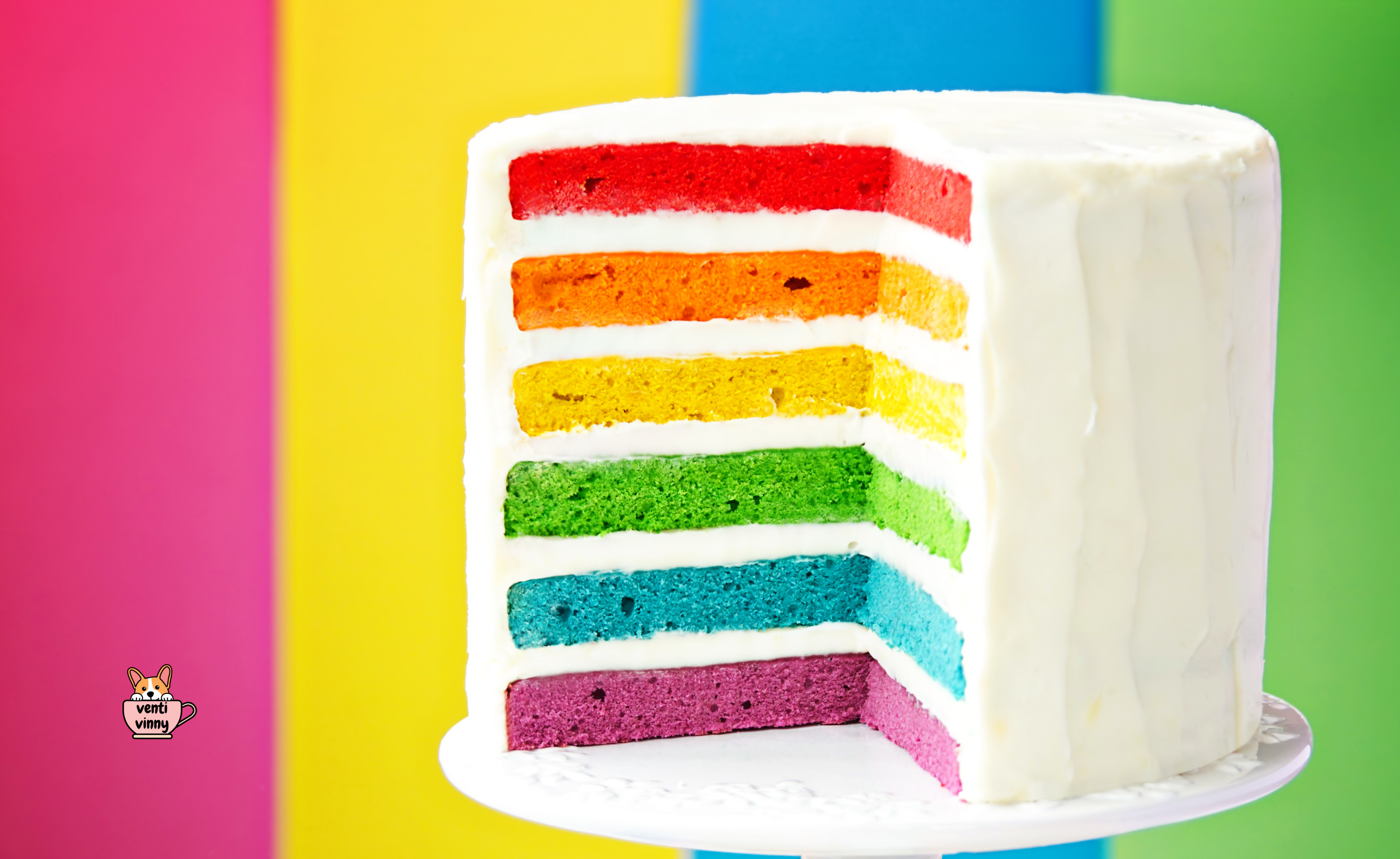 Cake Rainbow Composition Notebook
