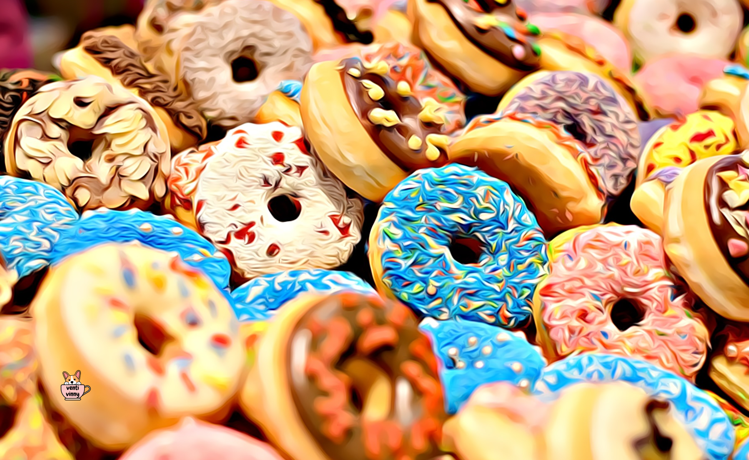 Donut Sprinkles Composition Notebook