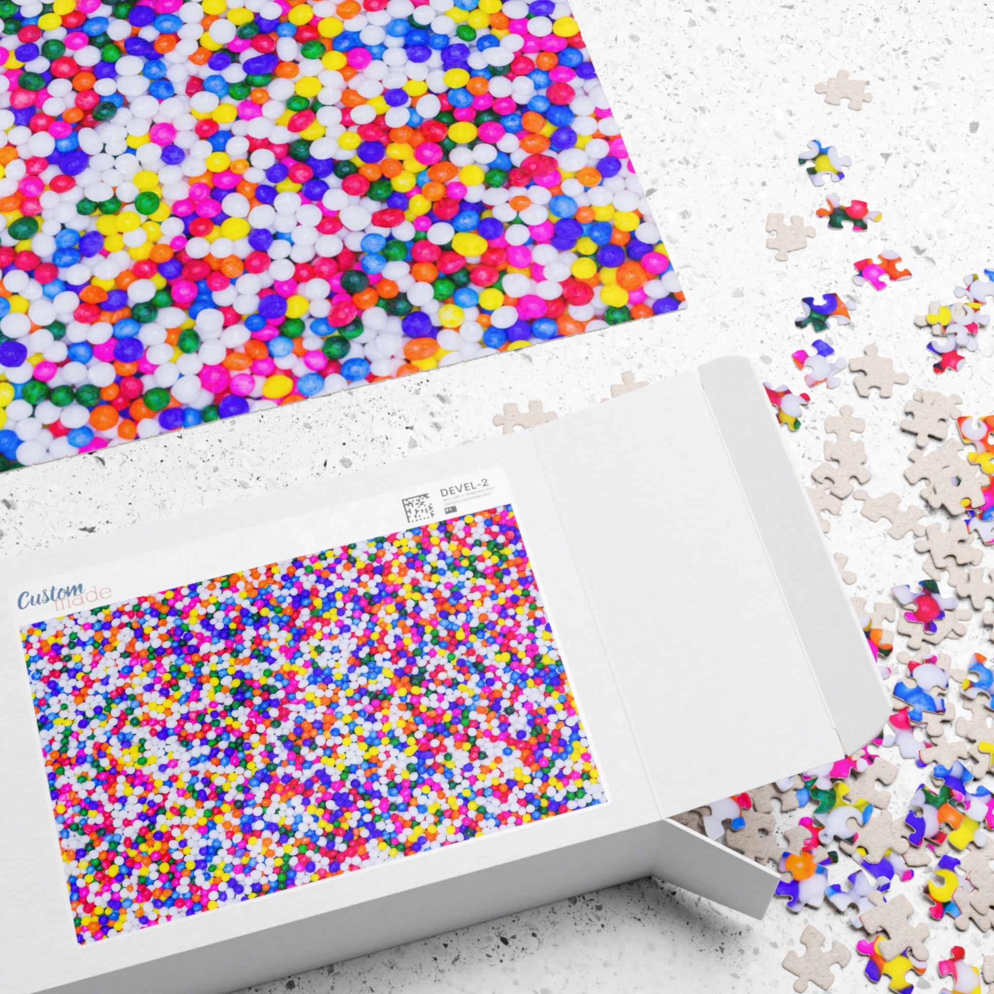 Candy Sprinkles Balls Cookies Dessert Jigsaw Puzzle Food Brunch Dessert